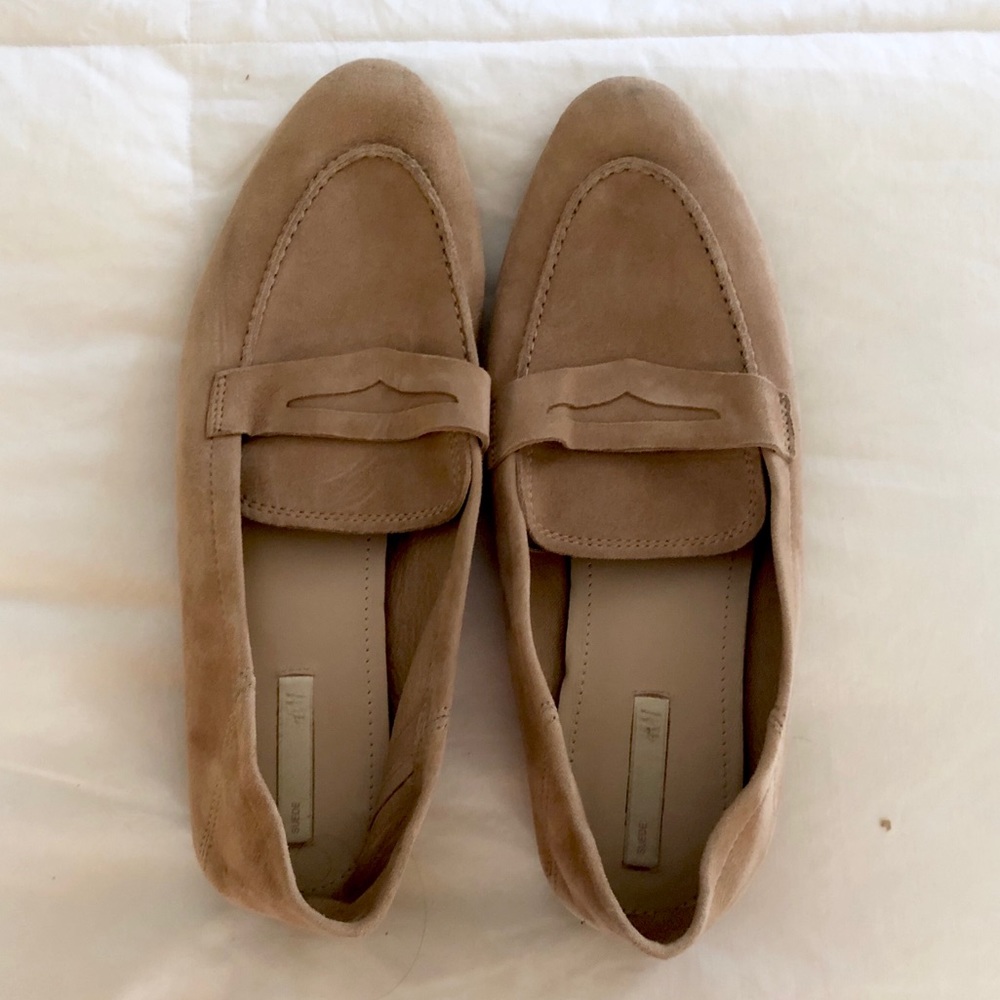 H&M suede loafers